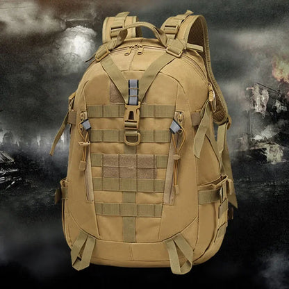 Camping Backpack Men's Bag Travel Bags Tactical Molle Climbing Rucksack Hiking Outdoor Reflective Shoulder Fishing Laptop Bag