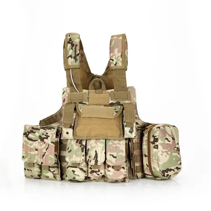 Tactical Vest Airsoft Molle Combat Assault Plate Carrier Vest CS Wargame Outdoor Clothing Hunting Paintball Waistcoat