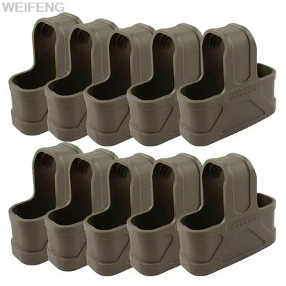 6/10PCS Tactical 5.56 Magazine Pouch Rubber Holster Glove Sleeve Cover M4 Mag Pouch Holder Carry Case Hunting Shooting Accessory