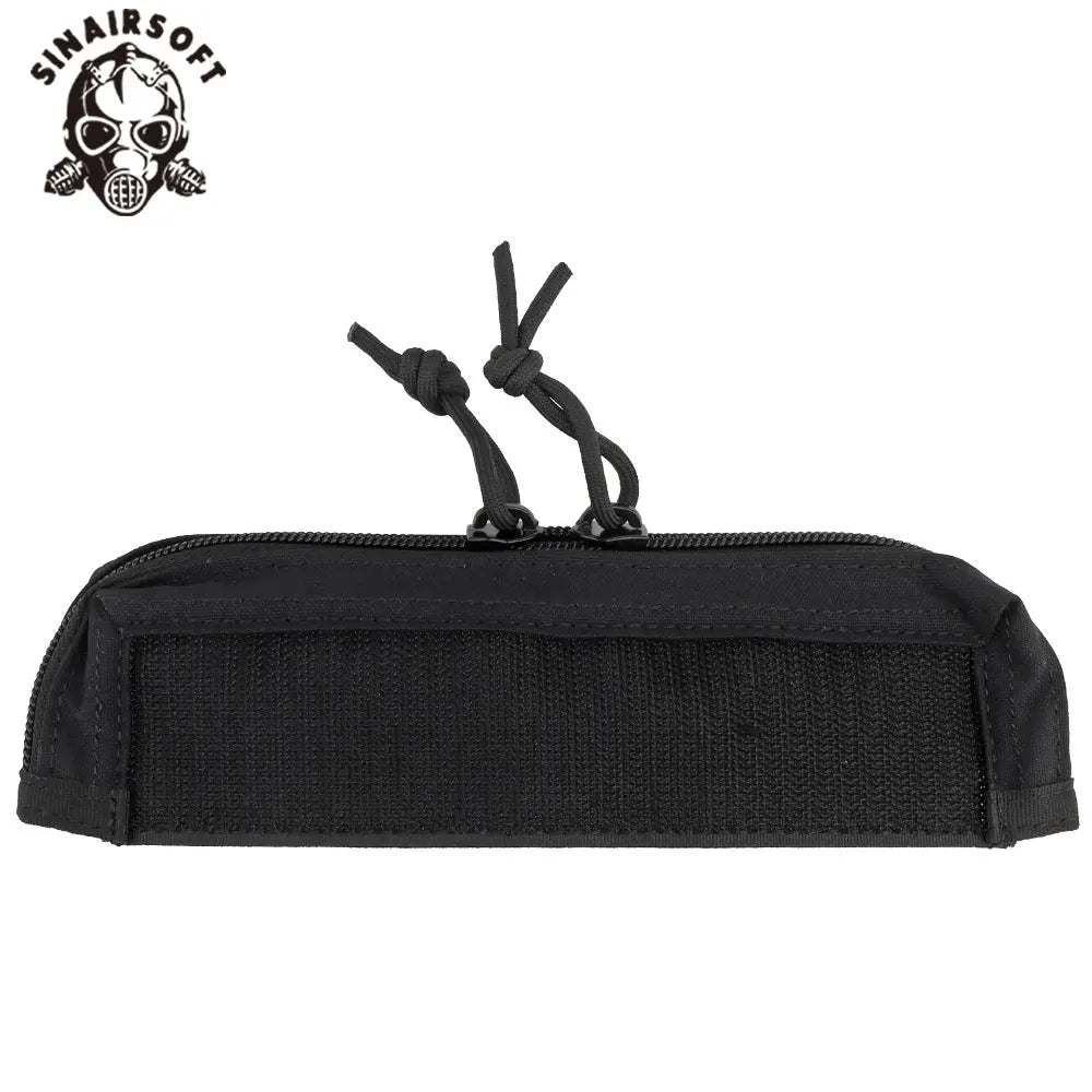 Tactical Micro Fight Chassis Pocket For MK3 MK4 Storage Bag Chest Rig Double Zip Cover Hunting Vest Accessories