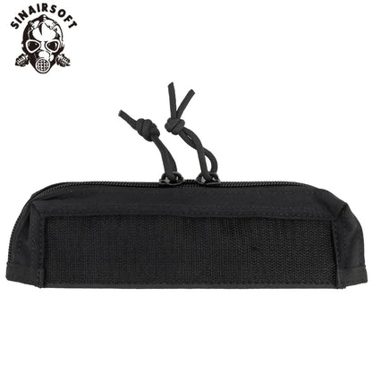 Tactical Micro Fight Chassis Pocket For MK3 MK4 Storage Bag Chest Rig Double Zip Cover Hunting Vest Accessories