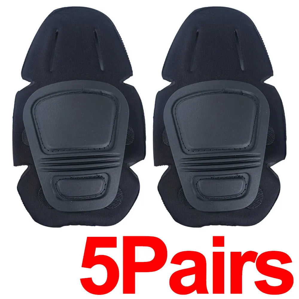 Tactical Knee Elbow Pads Set Outdoor Camouflage Combat Gear Hunting Suit Protection Quick-insert Soft Cushion Military Guard