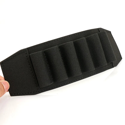 500D Nylon Tactical 6 Round 12 Gauge Shotgun Belt Ammo Storage Bag Shotgun Shell Holder For 38MM Belts Hunting Accessories