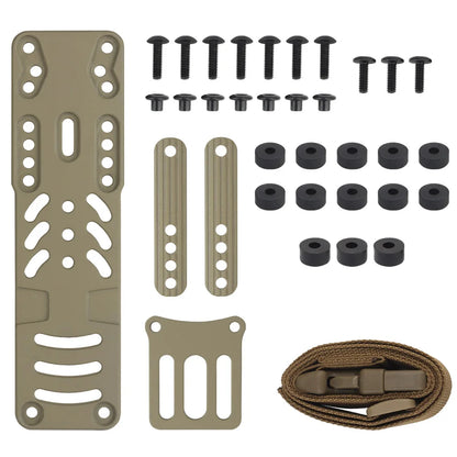 Metal Modular Holster Adapter 2.0 Multi-hole Position Adjustment QLS Platform Hunting Combat Airsoft Holster Adapter Accessories