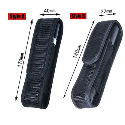 1 PC Tactical Molle Flashlight Molle Pouch LED Torch Holster Waist Bag Outdoor Camping Hunting Accessories Folding Knife Pack