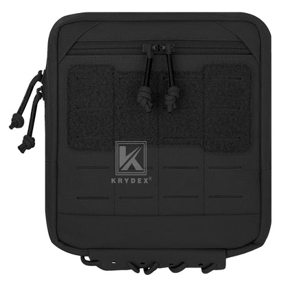 KRYDEX Tactical 7x8 Inch Admin Pouch MOLLE Utility Tool Pouch Modular Medic Bag for Vest Chest Rig Camping Outdoor Accessories