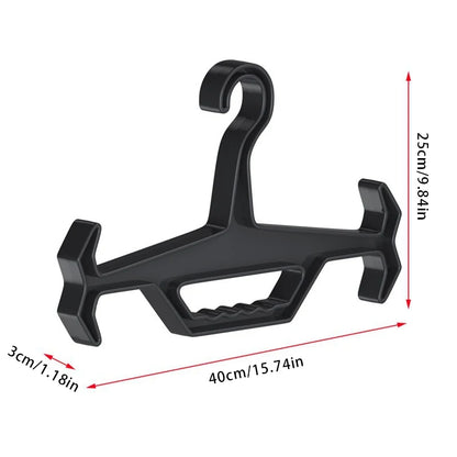 1pc multifunctional hanger tactical vest display hanger military fan outdoor training thickened non-slip plastic hanger