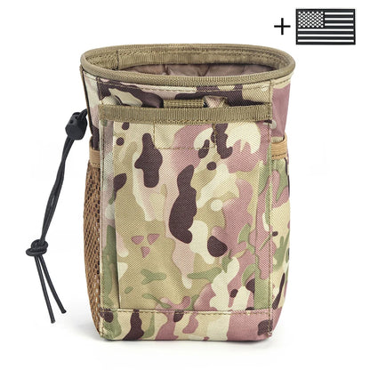 Rock Climbing Chalk Bag - Durable Nylon Waist Bag with Mesh Pocket and Drawstring Closure, Suitable for Outdoor Exploration
