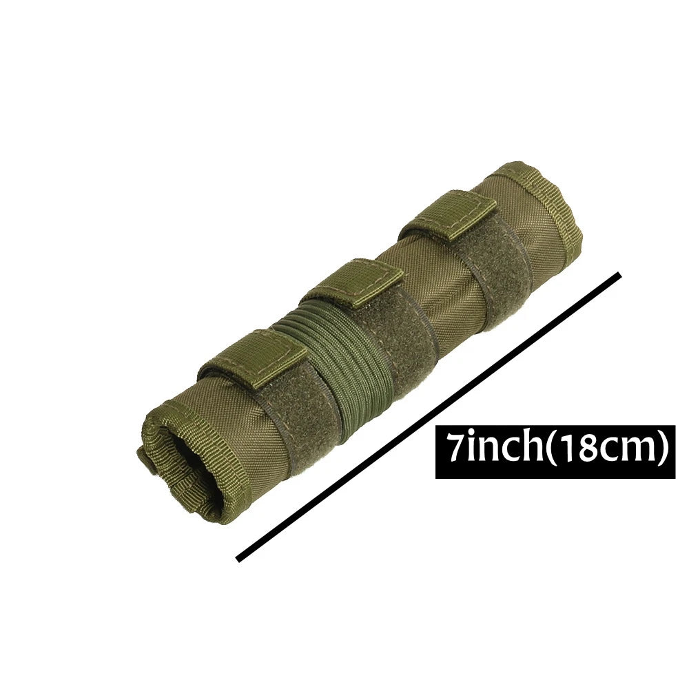 4/5/6/7/9inch Tactical Suppressor Protective Cases For Hunting Shooting Gun Protection nylon Suppressor Cover