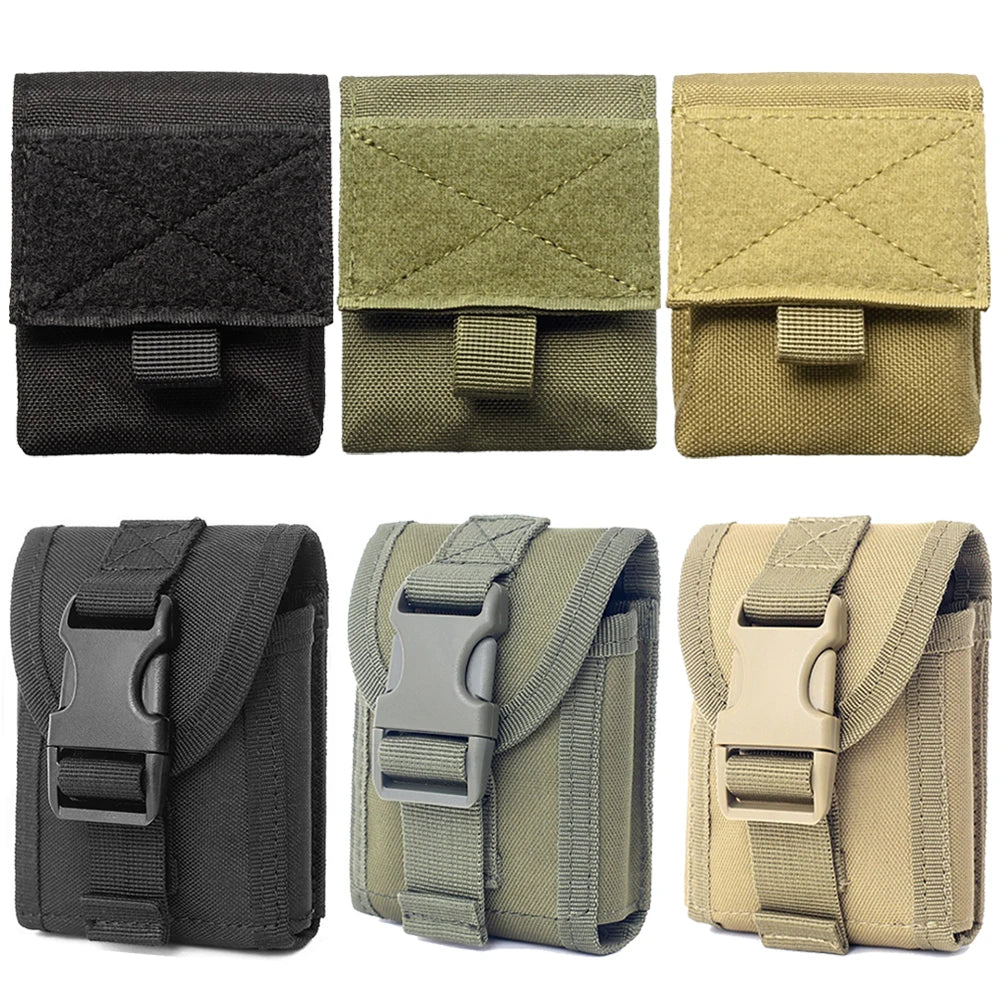 Tactical Molle EDC Pouch Magazine Cigarette Pouch Waist Pocket Airsoft Ammo Bag Hunting Accessories Utility Gadget Gear Pouch