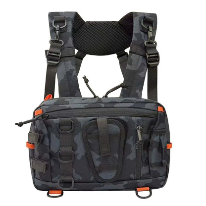 Tactical Chest Bag Multi-Functional Convenient Hiking Cycling Backpack Vest Bag Lure Fishing Bag Wholesale