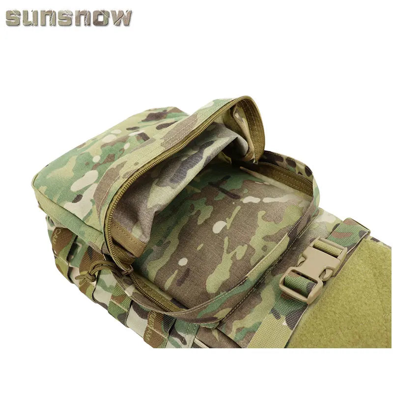 Outdoor Sports Vest With Bag MOLLE Multi purpose MBSS Modular Expansion Water Bag Pack