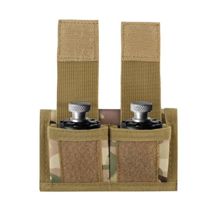 Tactical Speedloader Pouch Case Holder Nylon Tactical Double Speedloader Belt Universal Fit .357 .44 Most from .38 to .45 Colt