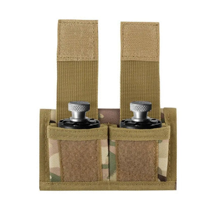 Tactical Speedloader Pouch Case Holder Nylon Tactical Double Speedloader Belt Universal Fit .357 .44 Most from .38 to .45 Colt