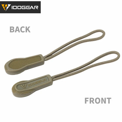 IDOGEAR Tactical Hook Handle Zipper Handle 3PCS Zipper Pull Drawstring 3952