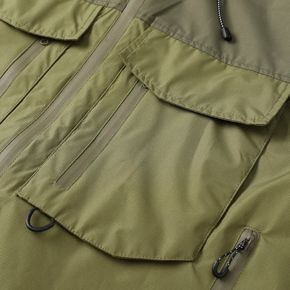 CHRLCK Men's Hiking Jacket Waterproof Camping Trekking Fishing Oilproof Jackets Outdoor Sport Windbreaker Autumn Unisex