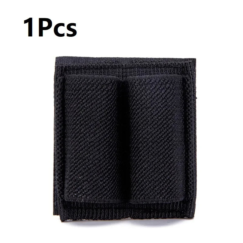 Tactical Hunting 6 Rounds Shell Holder Shotshell Insert Card Strip Hook Loop Adhesive Back For 12 Gauge