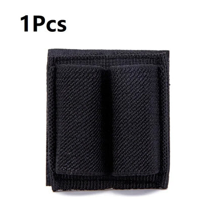 Tactical Hunting 6 Rounds Shell Holder Shotshell Insert Card Strip Hook Loop Adhesive Back For 12 Gauge