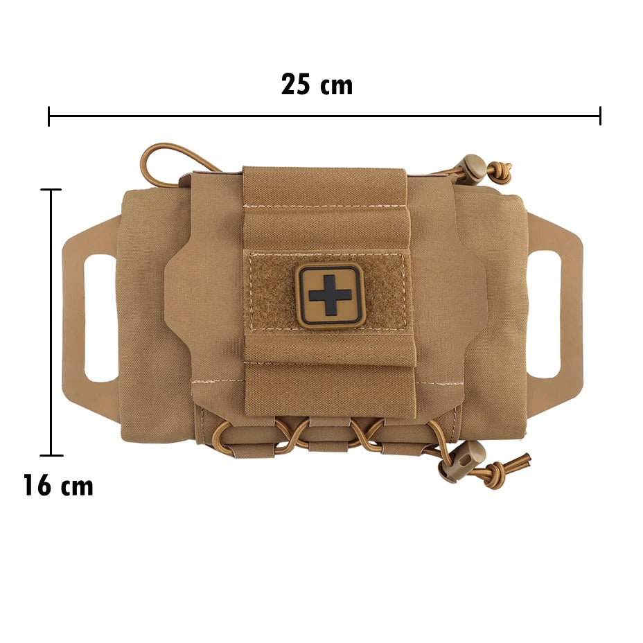 MOLLE IFAK Tactical First Aid Kit Survival Outdoor Hunting Camping Multi-Functional Medical Emergency Bag Pouches