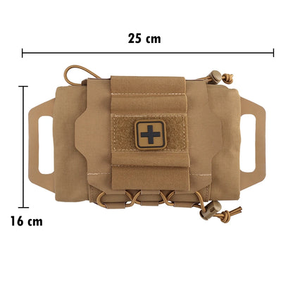 MOLLE IFAK Tactical First Aid Kit Survival Outdoor Hunting Camping Multi-Functional Medical Emergency Bag Pouches