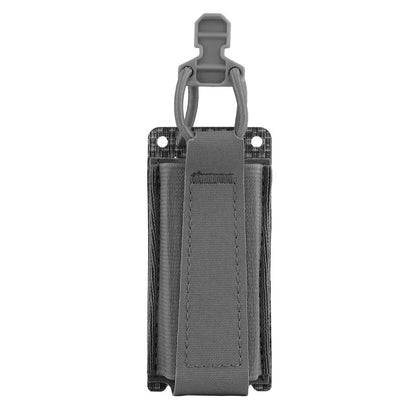 Pistol Dual Magazine Pouch 1911 9mm Mag Holder Elastic Bungee Cord Retention Airsoft Paintball Hunting Army Cartridge Pouch
