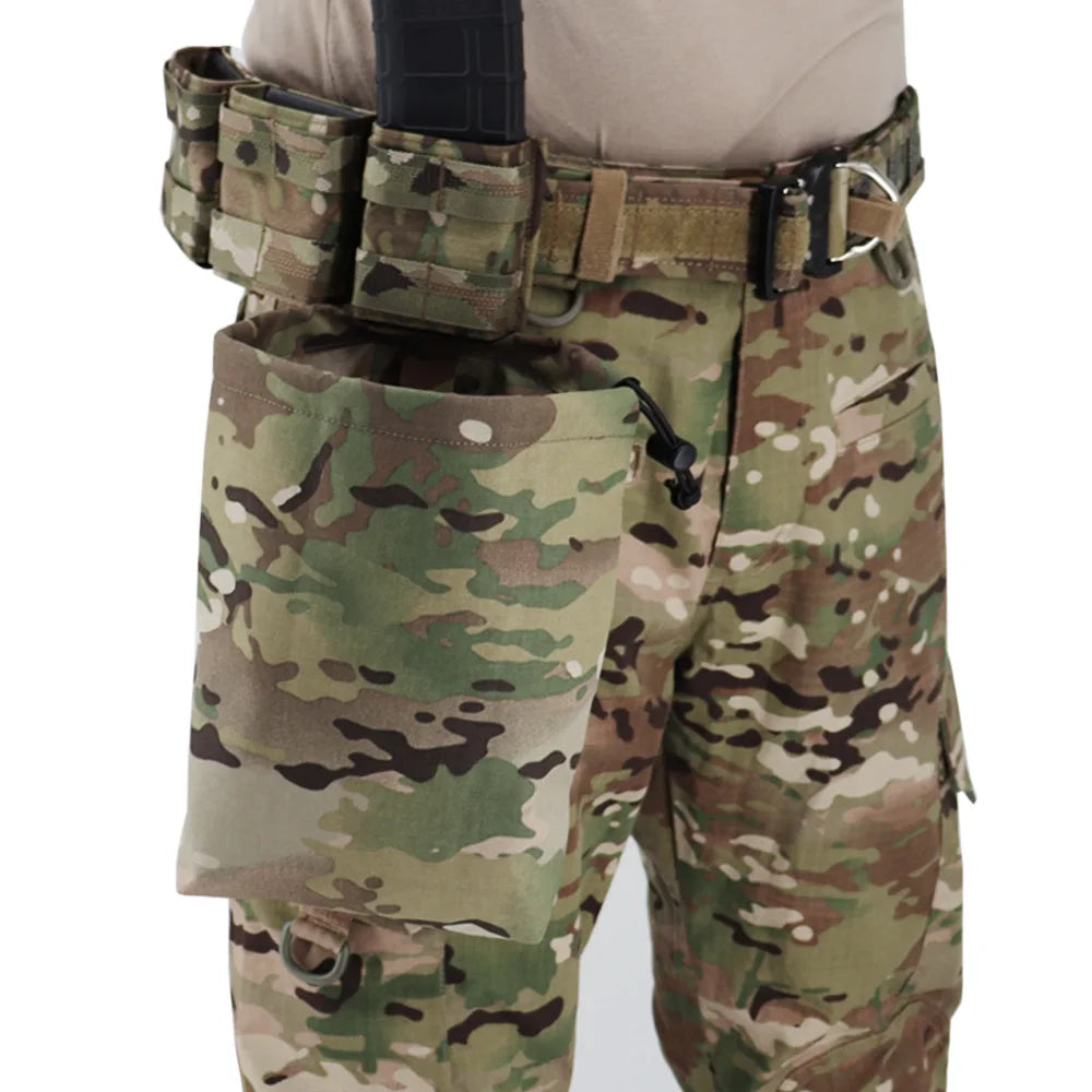 New Design Tactical Magazine Dump Pouch Folding Recycling Bag Hunting Airsoft Bag Sundry Bag