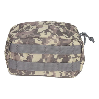 Tactical Molle Utility Pouch EDC Gadget Tool First Aid Backpack Vest Bag Camo Dump Drop Pouch Hunting shooting accessory Bags