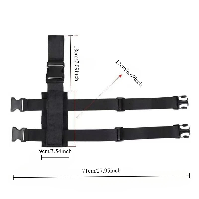Outdoor Simulation CS Tactical Leg Bag , Real CS Outdoor Camouflage Accessory Bag Tactical Lightweight Multi-pocket Leg Hanger