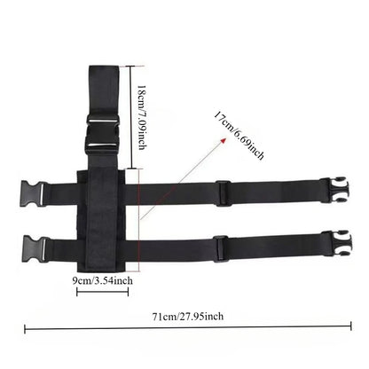 Outdoor Simulation CS Tactical Leg Bag , Real CS Outdoor Camouflage Accessory Bag Tactical Lightweight Multi-pocket Leg Hanger