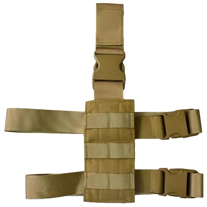 Adjustable Tactical Drop Leg Platform MOLLE Webbing Universal Right Left Leg Mount For Holster Gear Quick Release Buckles