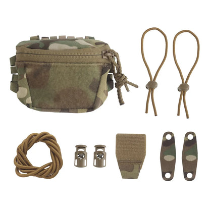 Tactical Helmet Rear Bag SC Style Brain Battery Pouch Hook&Loop NVG Battery Box Storage for Hunting Fast Helmet Gear Accessories