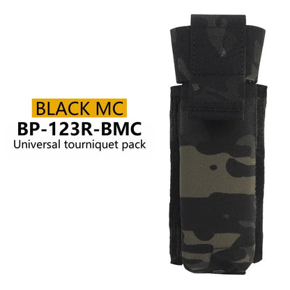 Outdoor Versatile Tourniquet Holder EMT Trauma Kit Storage Micro MED Pouch Molle Mounting Camping Vest Accessories