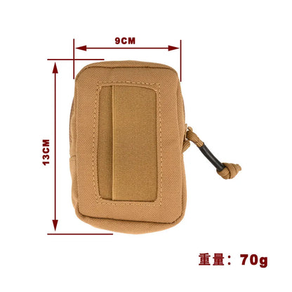 Tactical MOLLE Medical Glove & Utility Tissue Dispenser Pouch for Hunting Camping Hike First Aid Daily Backpack Carry Gear