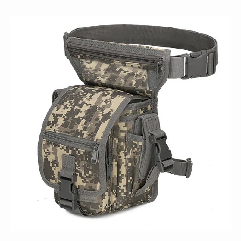Tactical Drop Leg Bag Adjustable Outdoor Sport Accessories Belt Bag Army Hunting Waist Packs Molle Leg Pouch Hiking Cycling Bag