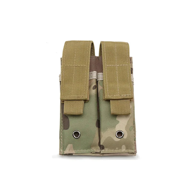 9mm Magazine Pouch Single Double Magazine Pouch Outdoor Molle Open Top Magazine Pouch for Glock M1911 92F Flashlight Bag