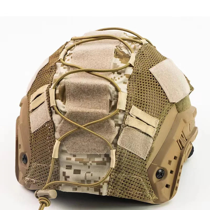 1000D Nylon Combat Helmet Cover for Fast MH PJ BJ Helmet Accessories Hunting Airsoft Headgear.with Elastic Cord