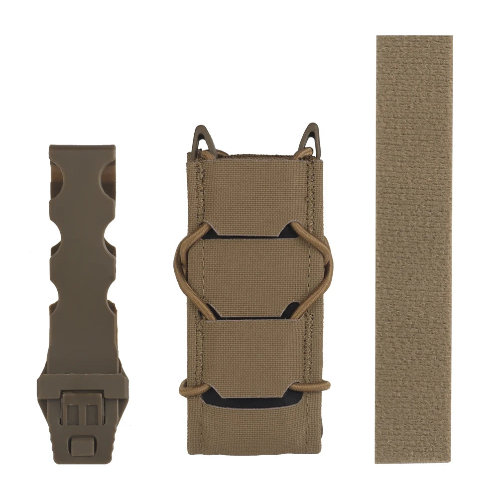 V2 Tactical Magazine Pouch Gen 2 Tiger 9MM Pistol Mag Bag Molle Flashlight Pouches Torch Holder Hunting Airsoft Knife Holster