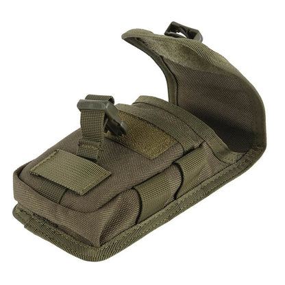 Tactical Double-Layer Phone Pouch Waist Bag EDC Tool Bag Vest Pouch Mobile Phone Bag Waterproof Sport Hunting Belt Travel Tools