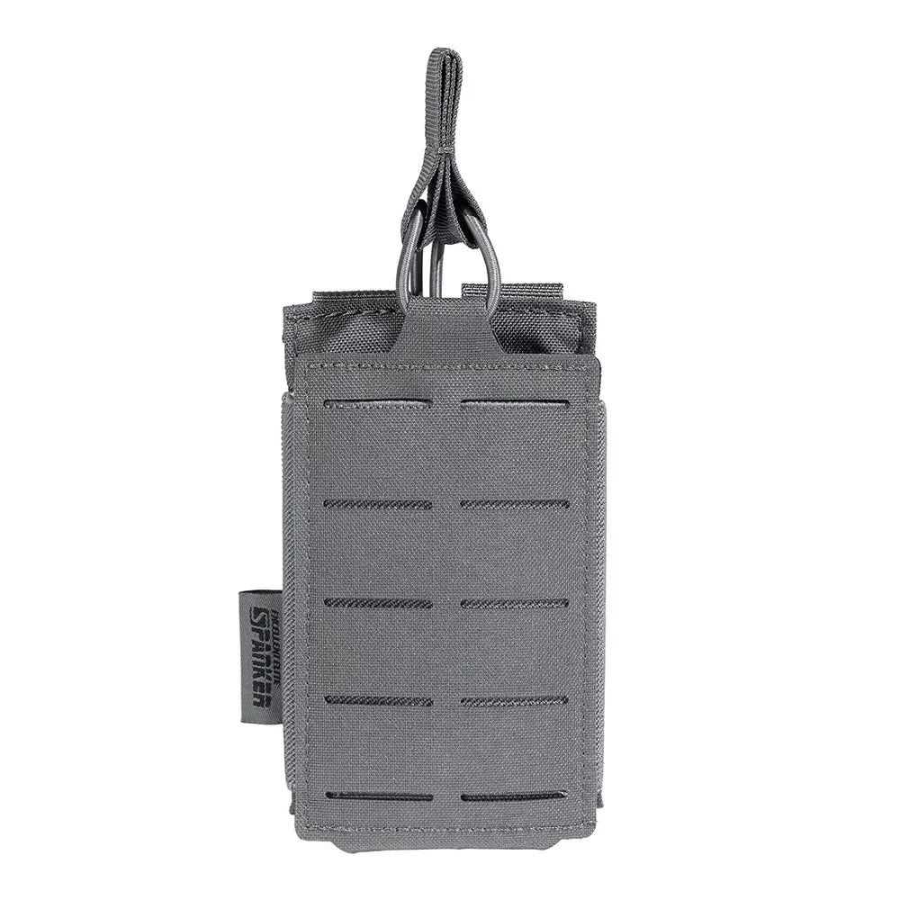Tactical Molle Pouch Single Magazine Pouch Double-Layer Mag Pouches Universal Cartridge Holder for M4 M14 M16 AK AR