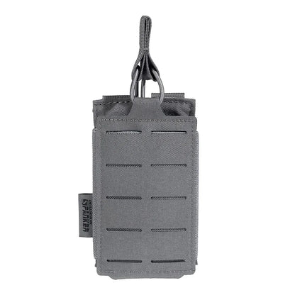 Tactical Molle Pouch Single Magazine Pouch Double-Layer Mag Pouches Universal Cartridge Holder for M4 M14 M16 AK AR