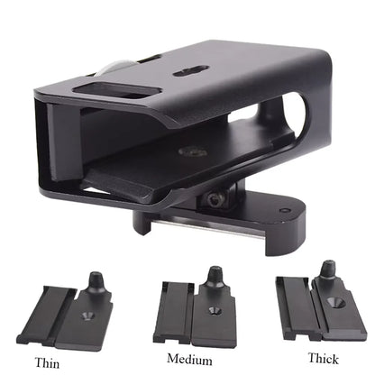 IPSC Aluminum Magazine Pouch, CNC Machined, 360° Multi-Angle Adjustable Quick-Draw Holster for Glock,1911, Hi-Capa & More Pistol