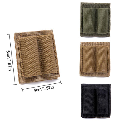 2 Round Bullet Holder for Rifle with Adhesive Backing Sticker, 308 30-06 Ammo Holder for Rifles Side and Buttstock Ammo Pouch