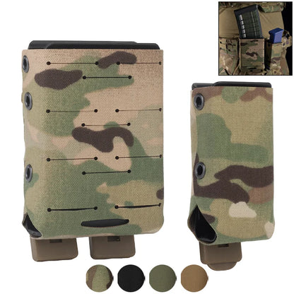 Lightweight Mag pouch AR15 M4 5.56/9mm MOLLE Magazine Pouch Built-in Nylon Holder Insert Hunting Rifle Pistol Gear