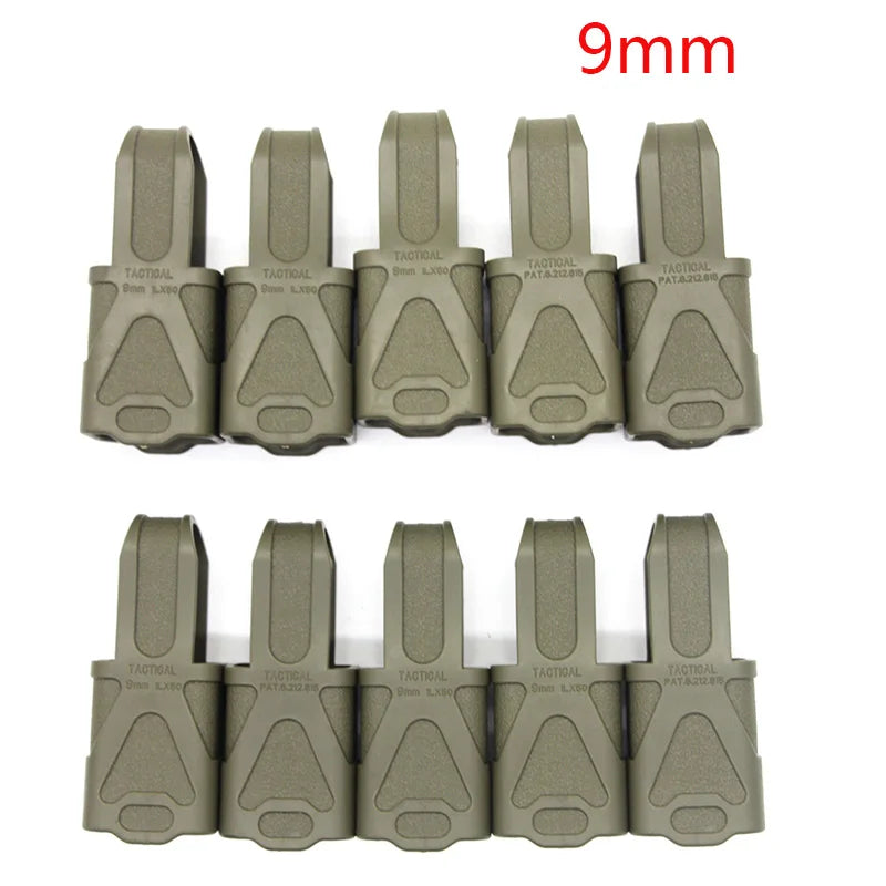 6/10PCS Tactical 9mm Magazine Pouch Rubber Holster Universal Pistol Mag Sleeve Cover for G17 19 Beretta M9 SIG P226