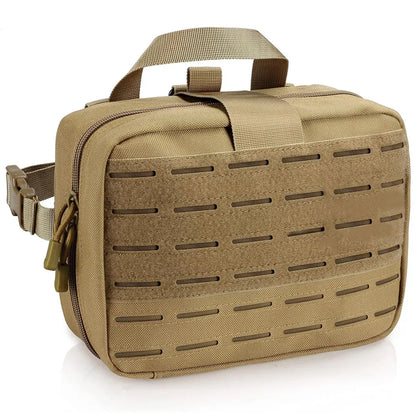 Outdoor Molle Medical Bag EDC Pouch Organizer First Aid Kit Large Capacity IFAK EMT Waist Pack for Hunting Camping Travel