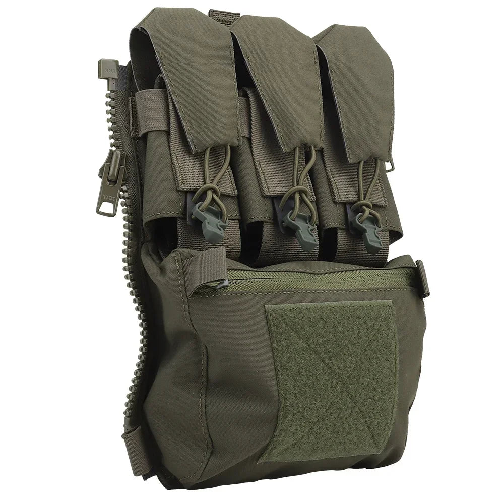 Tactical Multi purpose Bag Tactical Vest for FRO Style V5 Vest Back Panel Double Pouch Zip On Backpack Hunting Hiking