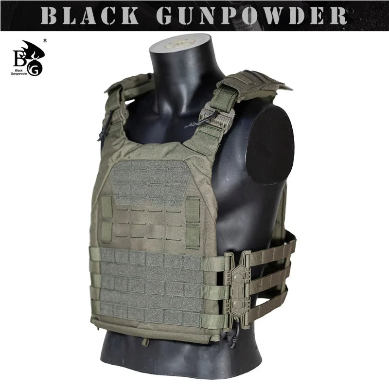 Y DONG Third generation laser cutting RG color 500D anti infrared flame retardant tactical quick detachable lightweight PC vest