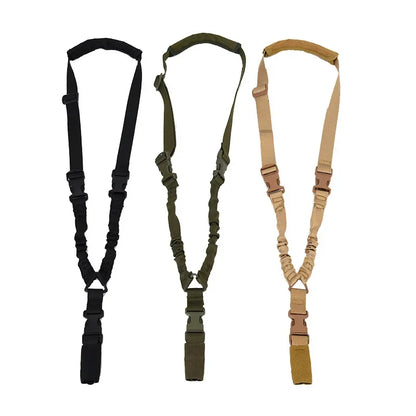 1Pc Shoulder Strap with Metal Buckle Adjustable Single Point Carry Sling for Bags Tools Sports Equipment Outdoor Accessory