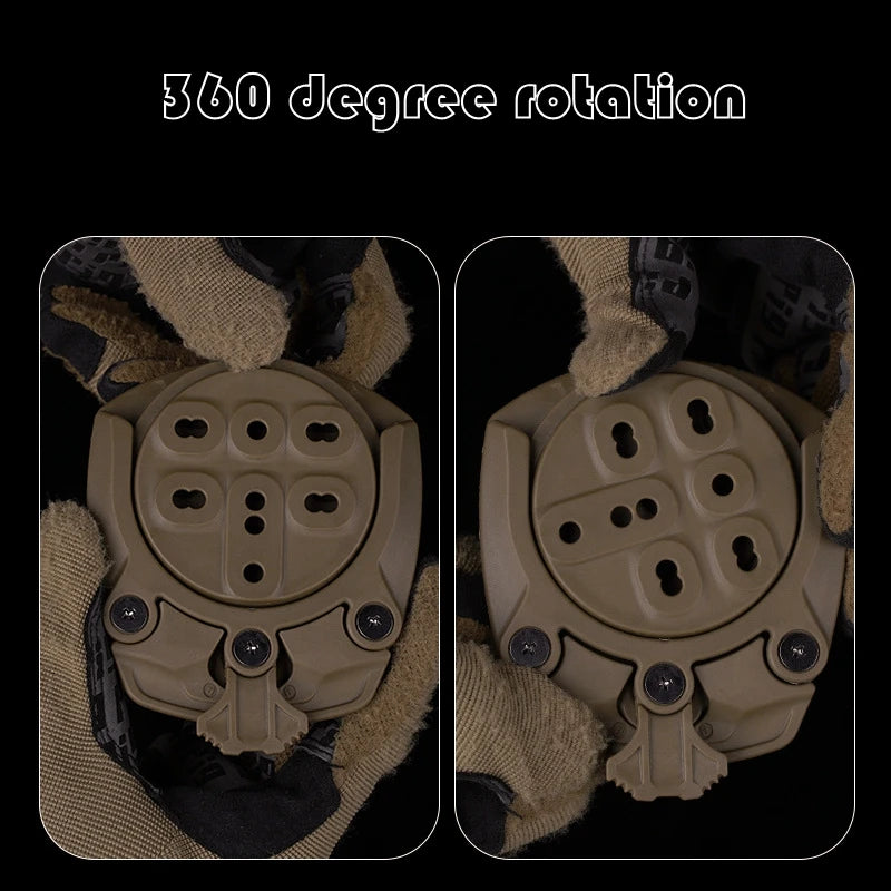 Tactical Drop Leg Platform 360 Degree Leg Strap Hunting Gun Holster Thigh Holster Modular Holster Adapter for G17/19 M9 PX4