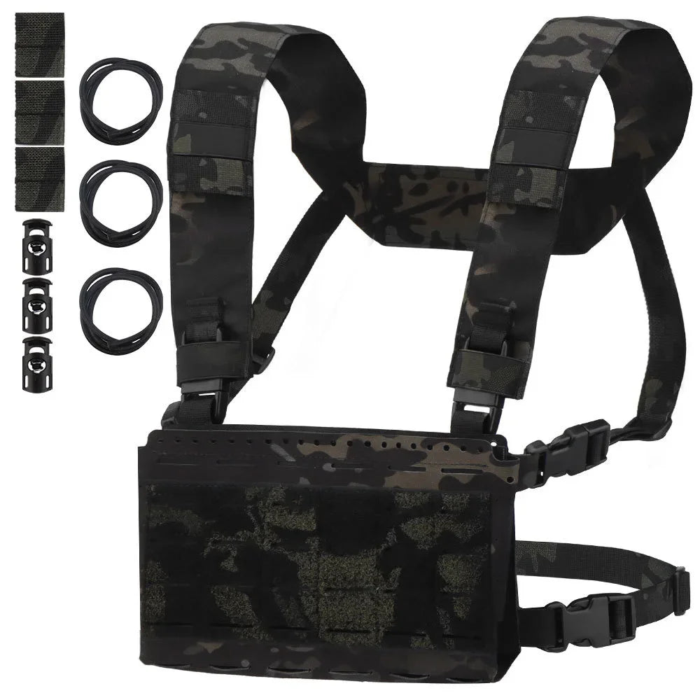 Tactical MOLLE MK5 Chest Rig SS MKV Micro Fight Chassis Placard Kit Loop Airsoft Magazine Pouch Plate Carrier Vest Equipment